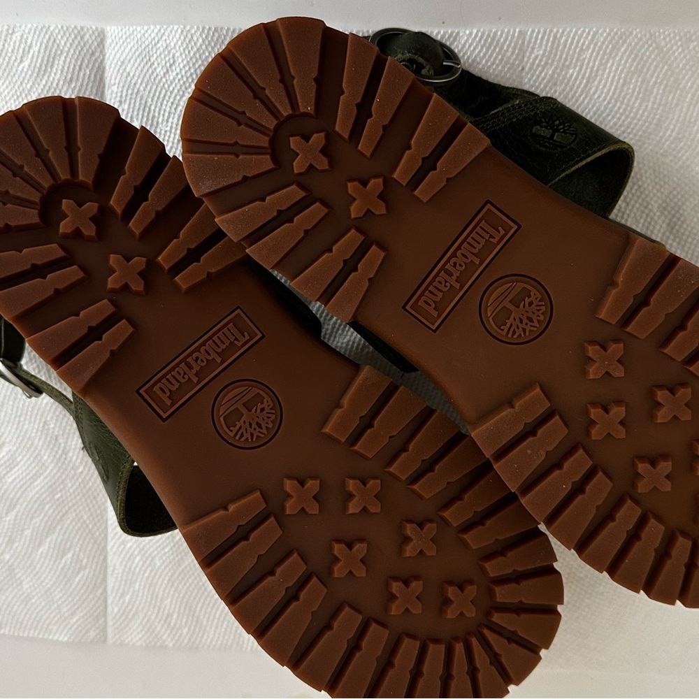 Timberland Clairemont way Women's Dark Green Cross Strap Sandals - Picture 5 of 5